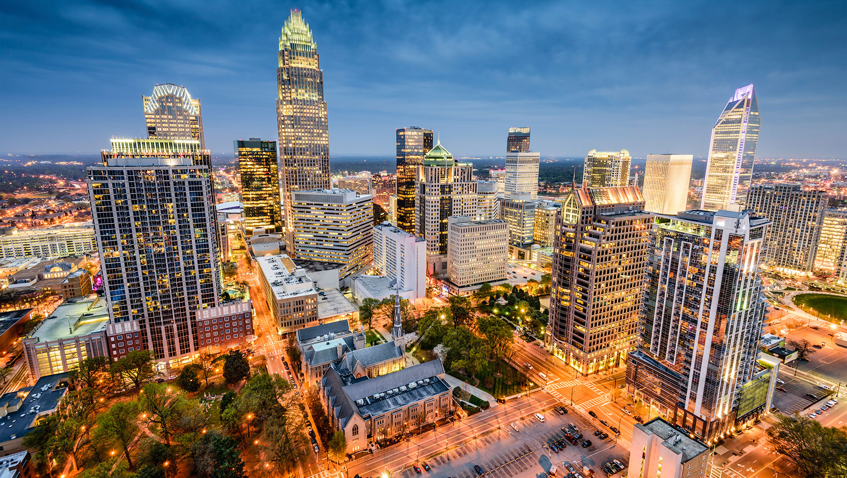 Charlotte NC Skyline