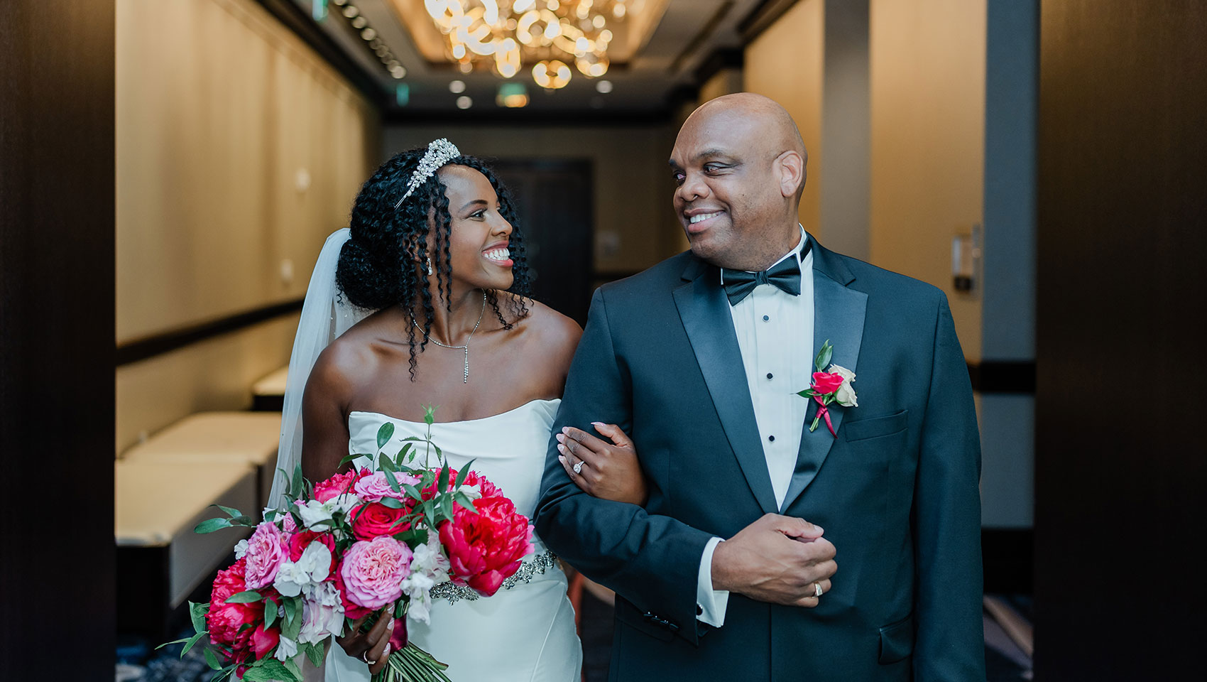 Wedding celebration at Kimpton Tryon Park Hotel in Charlotte, NC