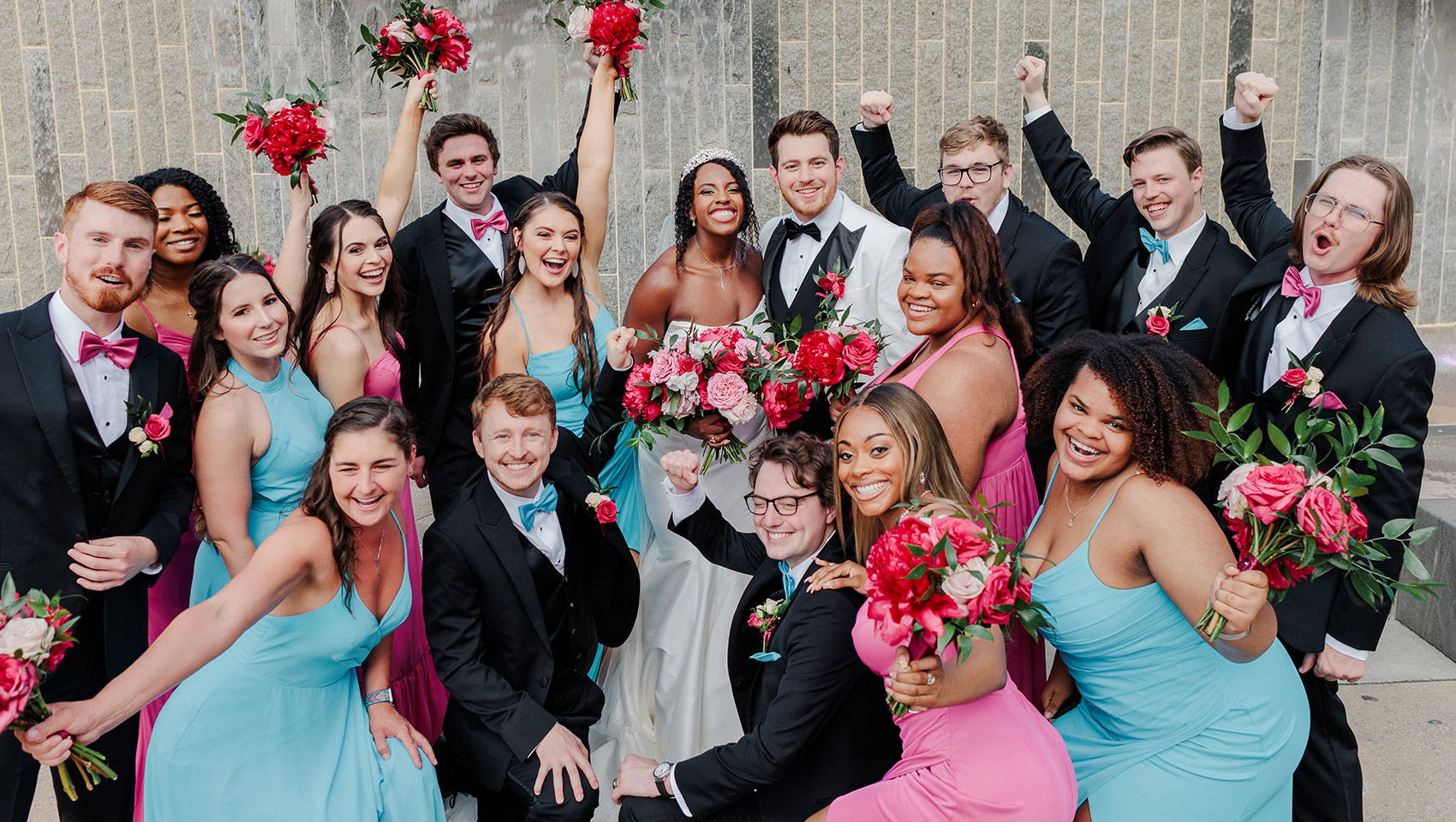 Wedding celebration at Kimpton Tryon Park Hotel in Charlotte, NC