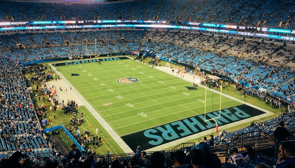 Carolina Panthers football at Bank of America Stadium